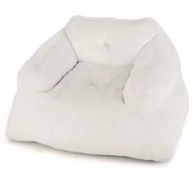 Bean Bag Chair Plush Lazy Sofa with Ultra-soft Velvet Cover