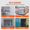 Clear PVC Strip Curtain, 84 in Height x 48 in Width x 0.08 in Thickness, 8 PCS Walk in Freezer Cooler Curtain Strips
