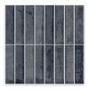 10pcs Slate Gray Self-Adhesive Tiles 12x12 Inch Industrial Style 3D Self-Adhesive Backsplash Wall Tiles Waterproof Heat Ret Wall Tiles