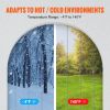 Clear PVC Strip Curtain, 84 in Height x 48 in Width x 0.08 in Thickness, 8 PCS Walk in Freezer Cooler Curtain Strips