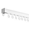 Ceiling Curtain Track Set, 8.9 FT/2.7 Meter, Sliding Ceiling Track System for Curtains