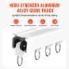 Ceiling Curtain Track Set, 17.7 FT/5.4 Meter, Sliding Ceiling Track System for Curtains